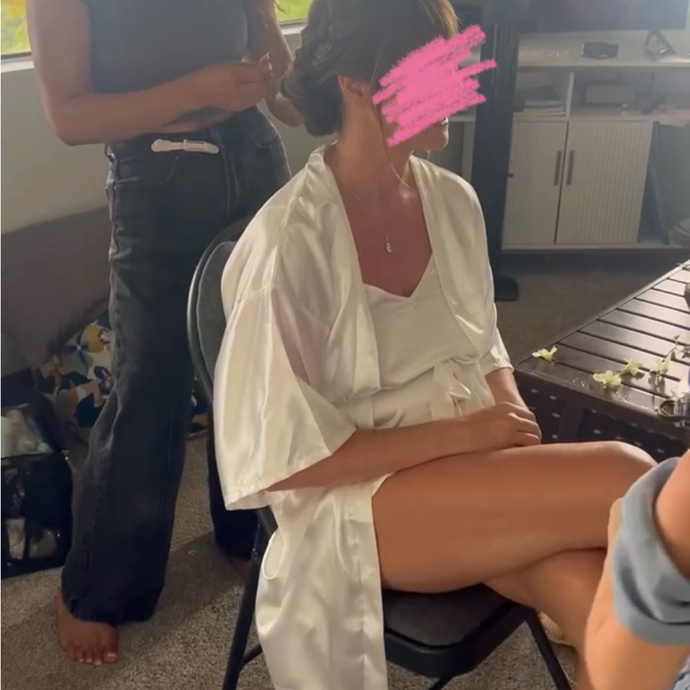 Bridal lounge set - OS / L Two Piece and Robe